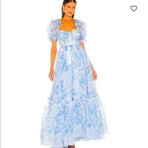 The Baby Blue Toile Ritz Dress